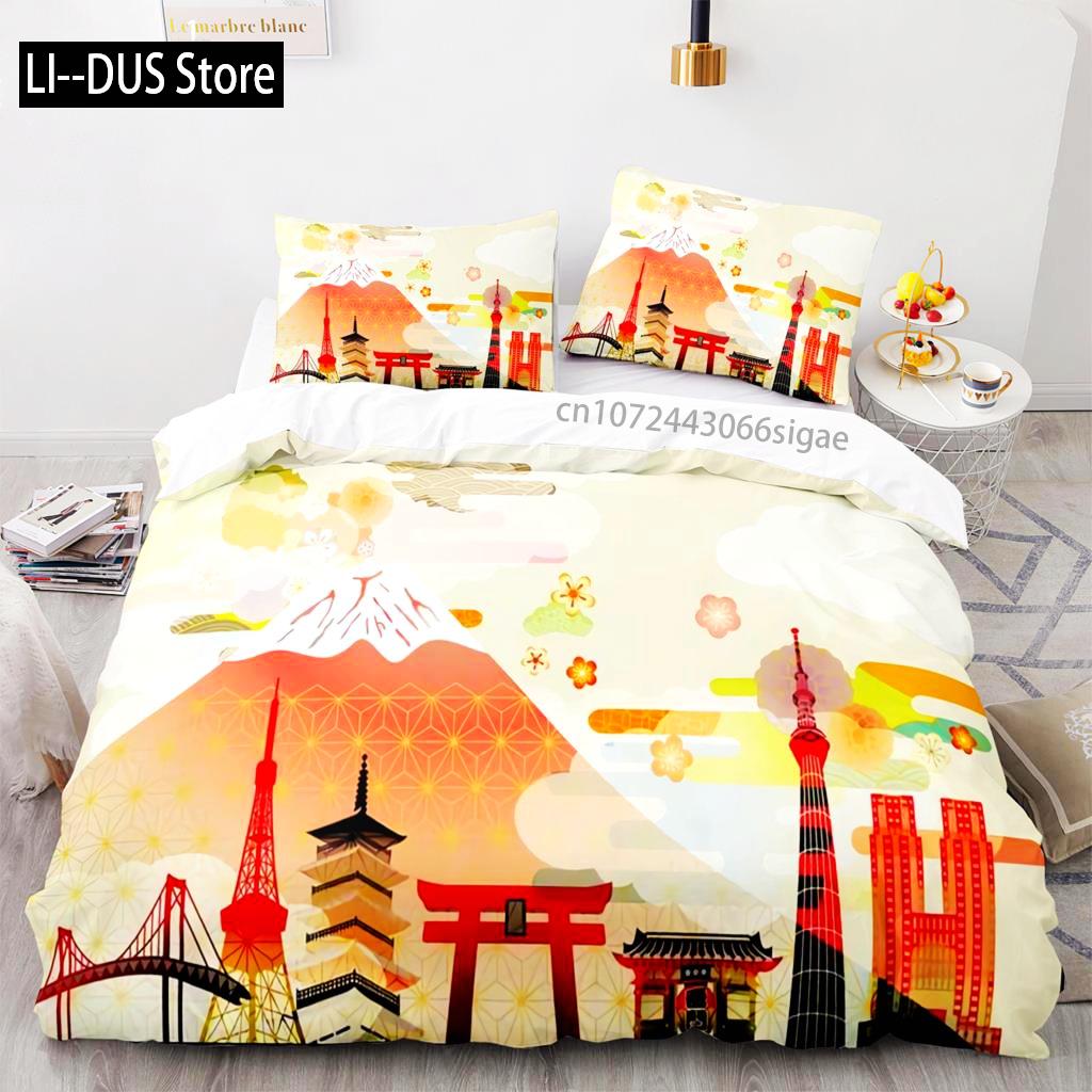

Bedding Set Single Twin Full Queen King Size Japanese style Bed Set Aldult Kid Bedroom Duvetcover Sets 3D Anime 011 EU single(135x200cm)