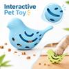 Dispensing Toy, Silicone Bird Shape Interactive Toy for Hiding Treats