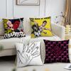 Band C-Cool K-Kids of D-Death Origami Cushion Cover For Pillow Printing Sofa Decoration Home Room Shop Office Nordic Simplicity