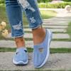 Tênis Slip-On Feminino Moderno, Leve e Confortável, Sapatos Casuais Respiráveis para Caminhada., Sapatos Femininos
