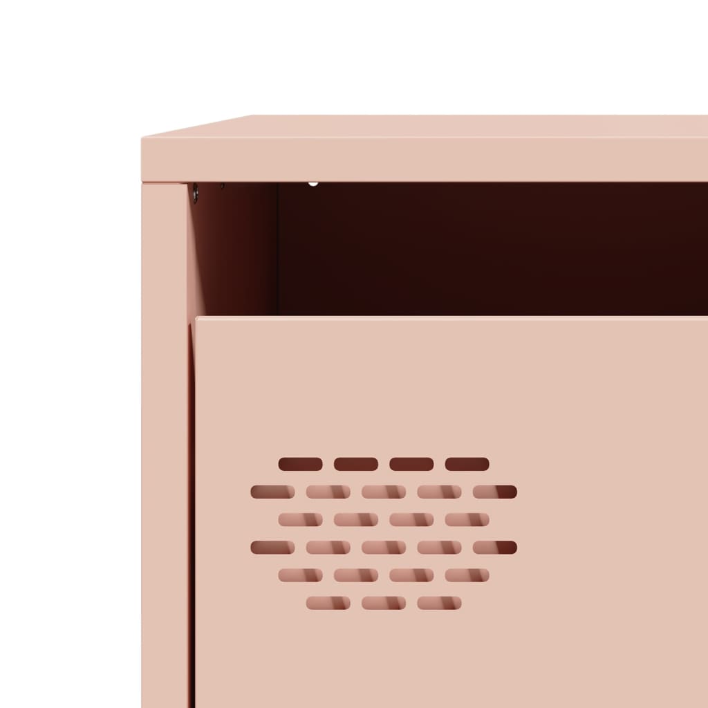 Sideboard Pink 68x39x73.5 cm Cold Rolled Steel