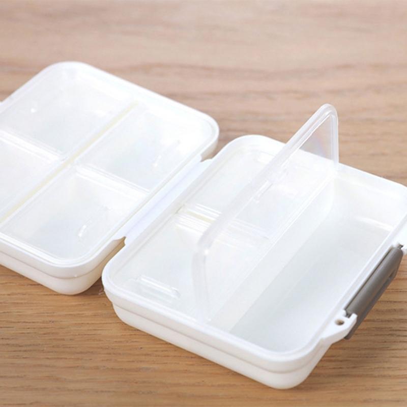 Multi Pocket Medicine Organizer 7-Day Pills Case Holder Container Storage Box for Supplements and Medications Organiser
