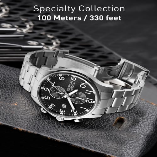 Invicta Specialty Collection 0379 Men's Watch, Officially Imported, Silver