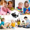 Exquisite Grand Piano Musical Instrument Model Piano Stool Toy Accessories Model Miniature House Decor for Birthday Kid Gift