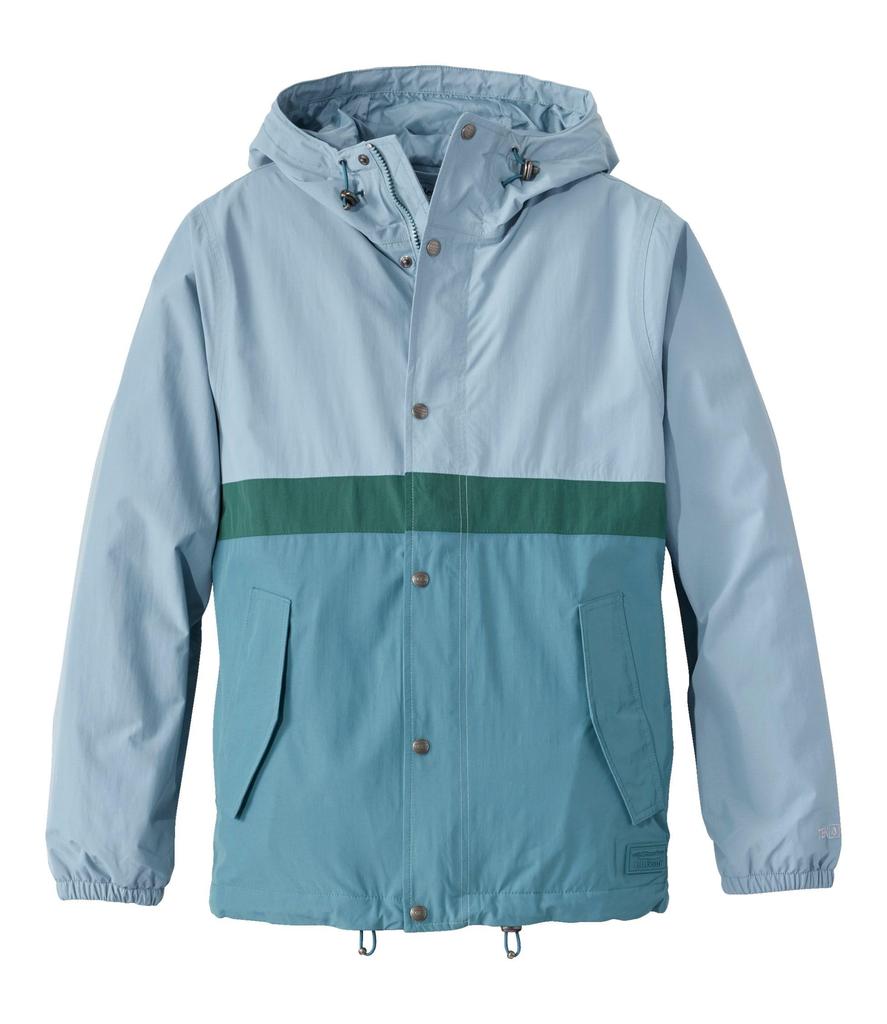 LL Bean Mountain Classic Rain US Regular Size Cadet 1000229846 Men's Jacket, Fit, Small, Blue/Storm Teal, Multicolor,