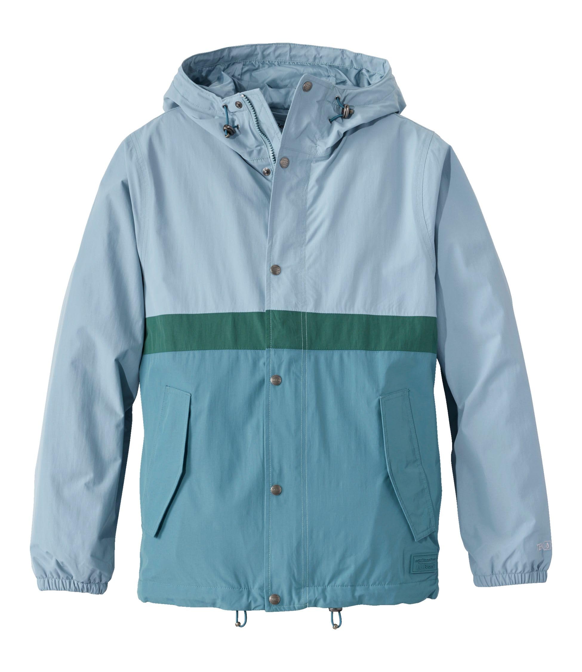 

LL Bean Mountain Classic Rain Куртка мужская, посадка Regular, размер S, синий/штормовой бирюзовый, многоцветный,
