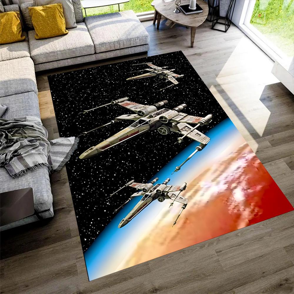 Star Wars Floor Rug Office Rug Design for Foyer Outdoor Game Room Decorate Room Anti-slip Rug Office Home Decor Perfect Gift for Women Men