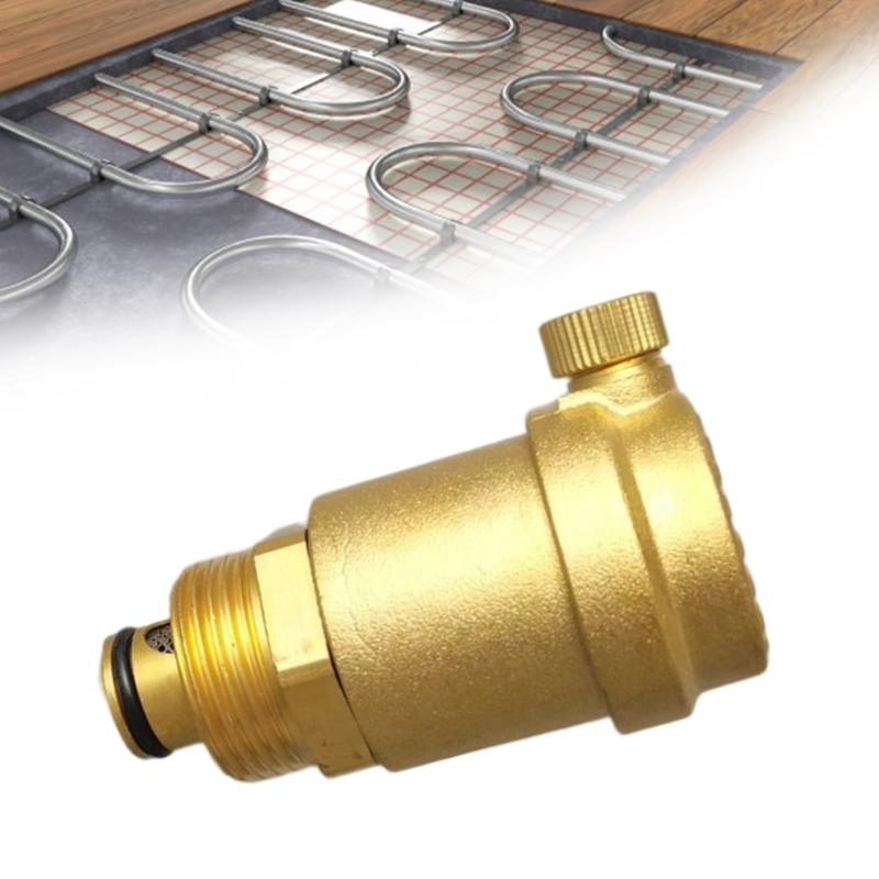 Brass Automatic Exhaust Valves DN15 Heating and Air Conditioning Tap Water Pipe Vent Valves Air Vent Pressure Relief Valves