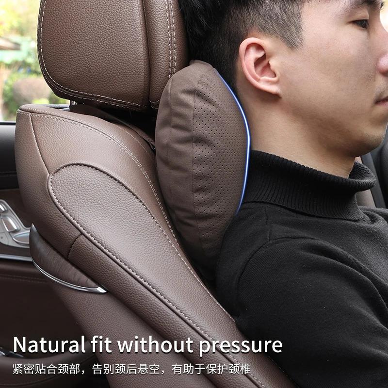 Mercedes Benz A B C E S R Class GLB GLC GLE AMG CLA CLS SLC GLS SLS ML Car Headrest Neck Support Lumbar Rest Cushion Neck Pillow