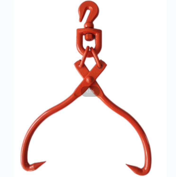 Multifunctional Wood Lifting Clamp and Hook for Loading and Unloading