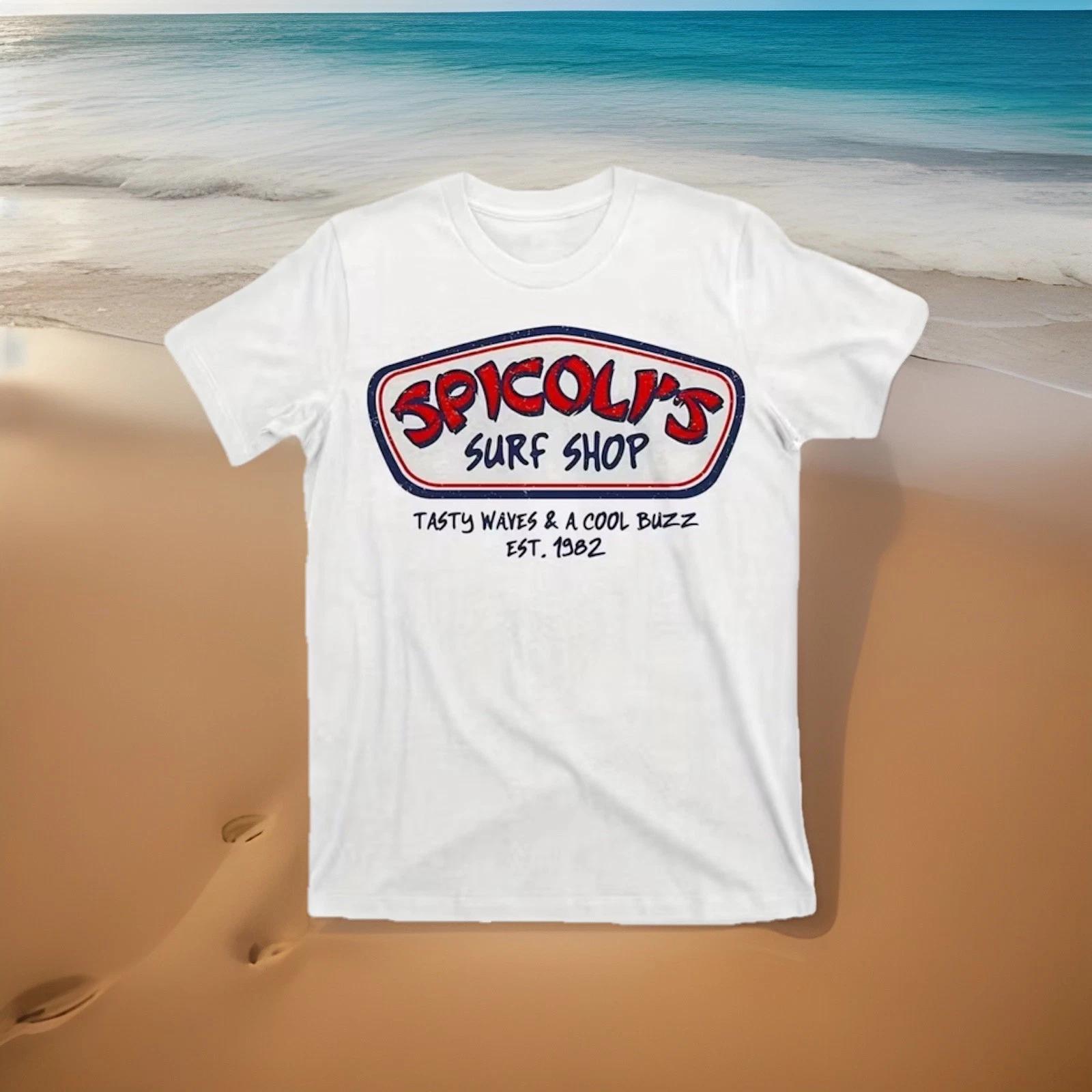 Surf T-Shirt - Mens XL Beach Ocean Cotton White L