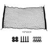 Double Layer Cargo Net Adjustable Car Mesh Storage Bag Luggage Mesh Net  Back Rear Seat