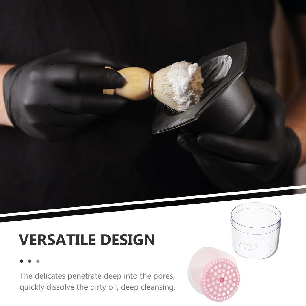 Transparent Foaming Bottle Portable Facial Foam Maker Manual Cleanser Bubble Maker Face Wash Frother Skincare Tool Deep