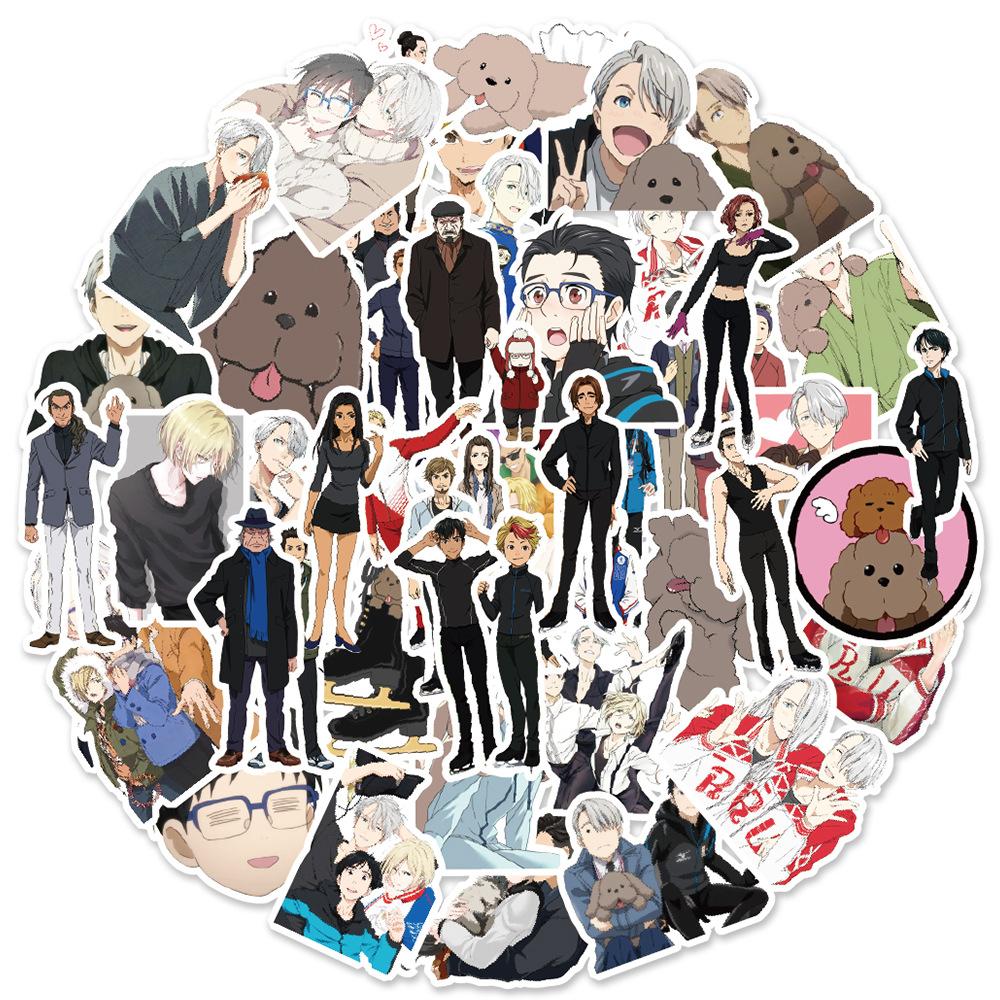 

50 Cartoon Animation Laptop Skateboard Suitcase Water Cup Doodle Decoration Stickers