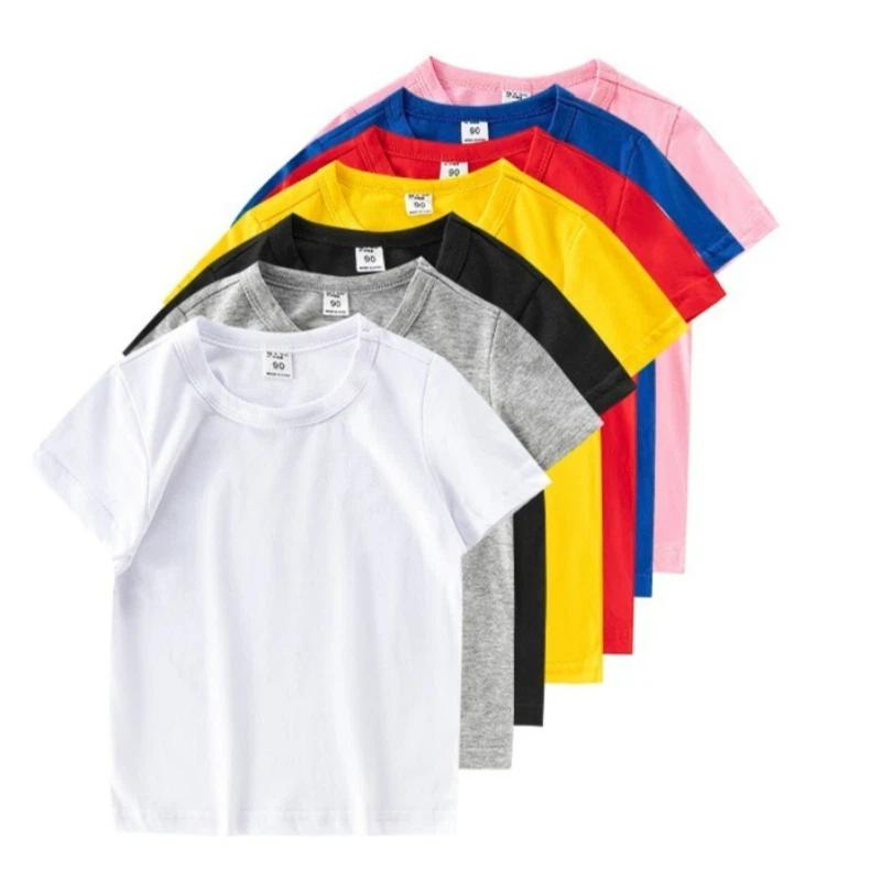 Men's Short-sleeve White T-shirt Tops Men's T-shirt Top Summer Thin Style Plain Color Women's Clothing