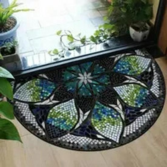 Retro American Style Floor Mats – Durable, Dirt-Resistant, Easy-Care Entrance Porch Rugs