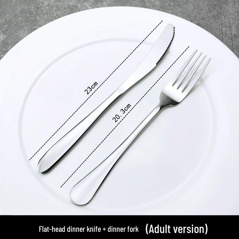 Qianxing Stainless Steel Steak Knife and Fork Cutlery Set