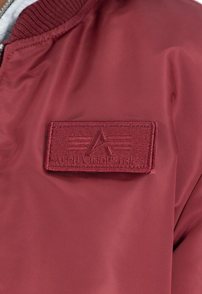 Winter Jacket Alpha Industries MA-1 D-Tec Hood Bomber Jacket (183110) Burgundy (183110-184)