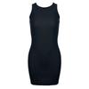 Sommer Ärmellos Sexy Tasche Hüfte Kurz Kleid Einfach Schlankmachend Tanktop O-Ausschnitt Mini Kleider Basic Mode Bodycon Party Elegant Kleidung
