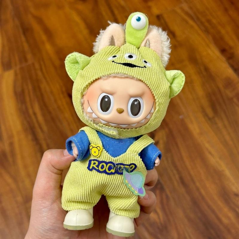 Mini Doll's Clothes Suitable for Labubu Accessories Clothes Cute Overalls No Doll