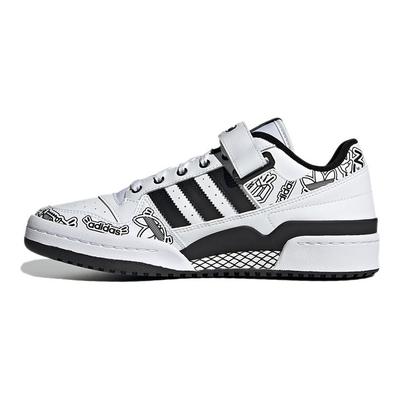 Forum 84 Low Grafiche Audaci Bianco Nero Sneakers Unisex Bianco Nuvola Nero Nucleo Nero Nucleo GW4921