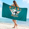 M-Miami D-Dolphins Towel Microfiber Beach Towel Absorbent Quick Dry Soft Yoga Swimming Resort Mountain Climbing Towel