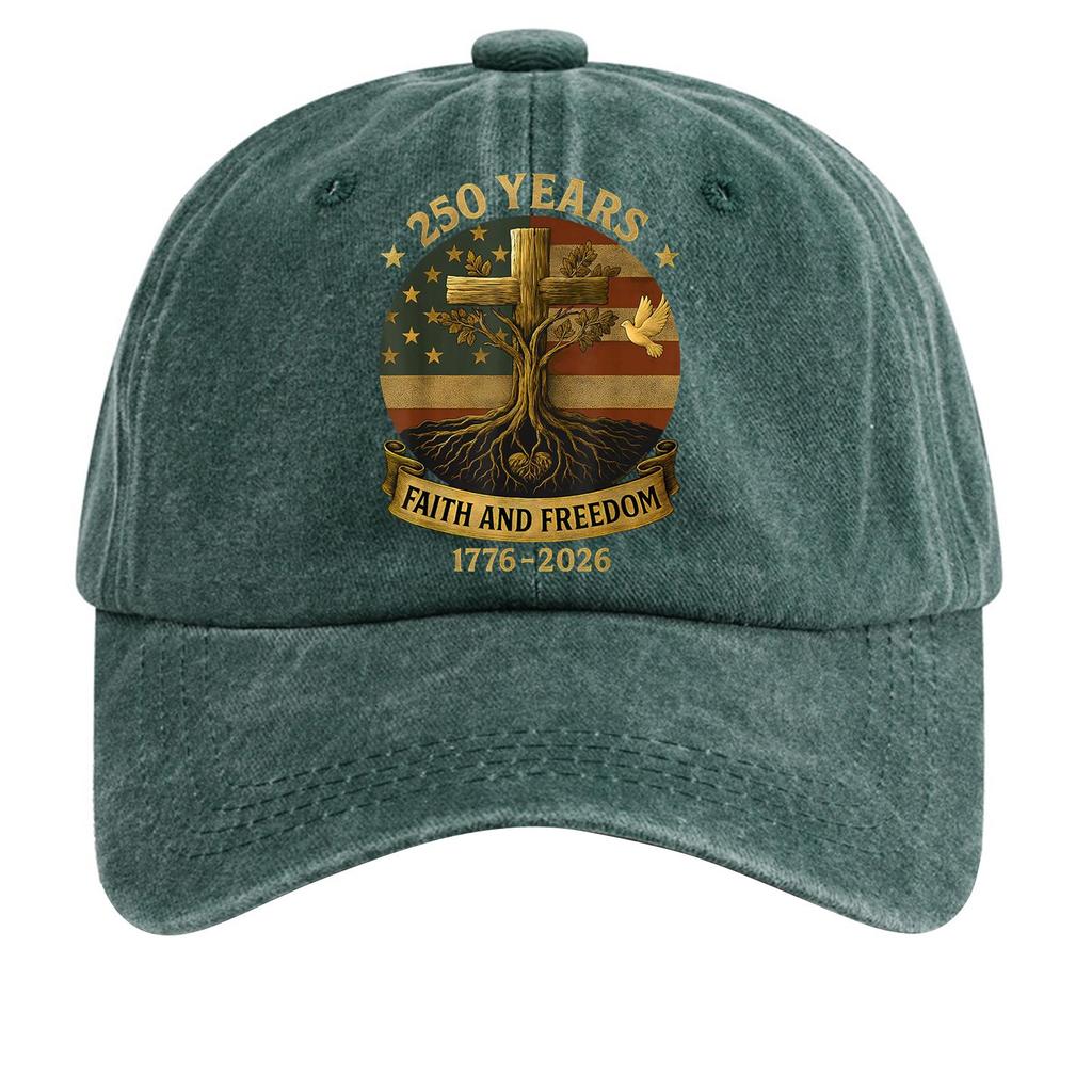 American Anniversary Commemorative Hat Printed Baseball Hat