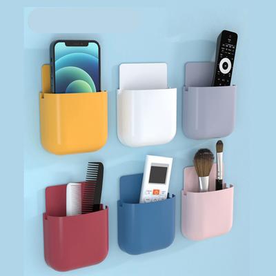 Container Wall Mounted Case Perforation-free Placement Charging Holder Gifts Remote Storage Box