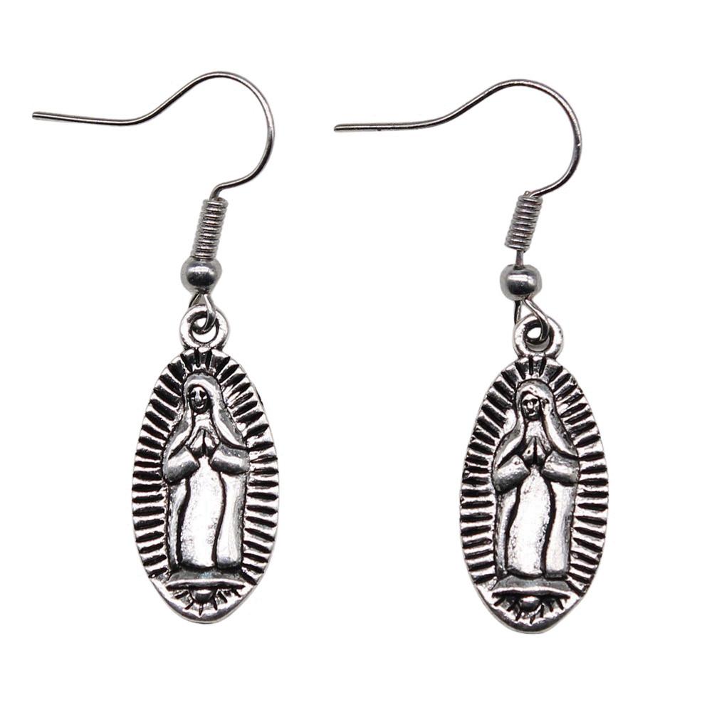 Cross Dangle Earrings Minimalist Gothic Christian Symbol Drop Earrings Girl Jewelry