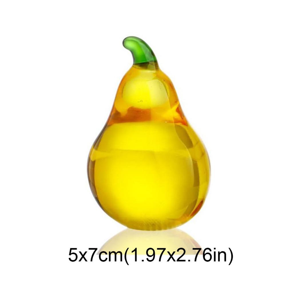 Glass Crafts Pumpkin Strawberry Fruit Ornaments Interesting Crystal Crafts Ornaments  Wedding