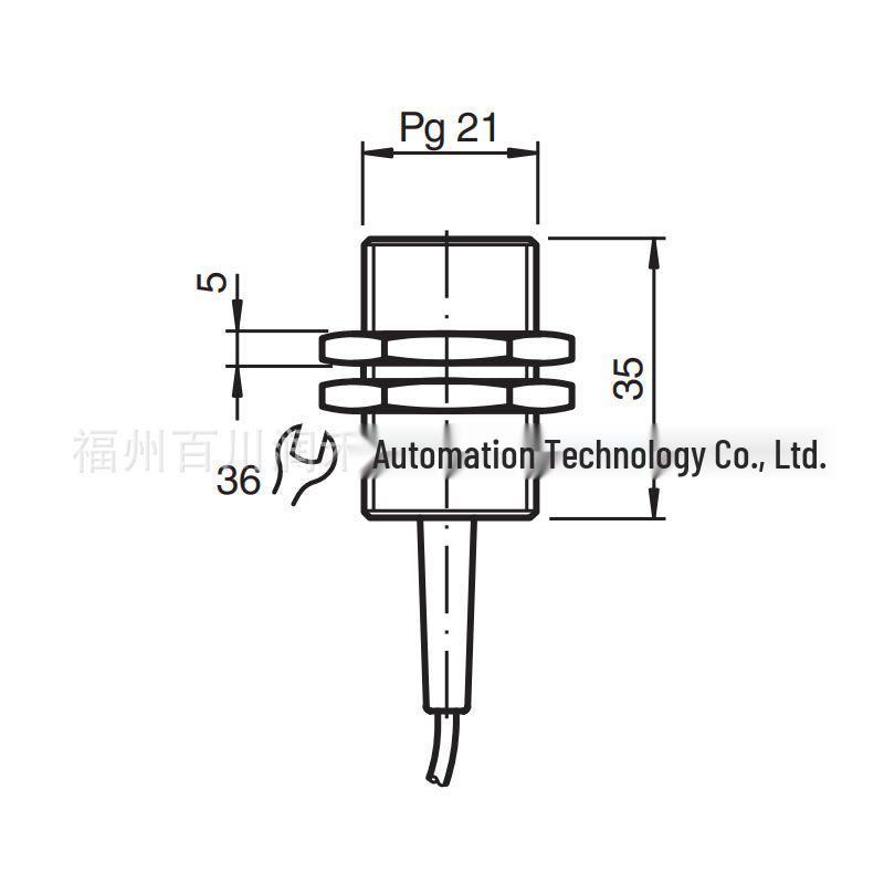 NJ6-22-SN-G-10M P+F Inductive Sensor, High Protection Level, Flush Mount, Brand New Original 10M length