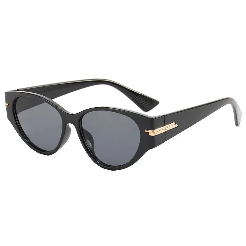 Oversized Rivet Leopard Cat Eye Women Sunglasses Design Vintage Decor Acrylic Cateye Shades Eyewear White Men Sun Glasses Female