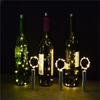 10X 1M/2M Bottle Cork LED String Light Bedroom Room Fairy For Battery Christmas Landscape Holiday Party Copper Halloween Wedding