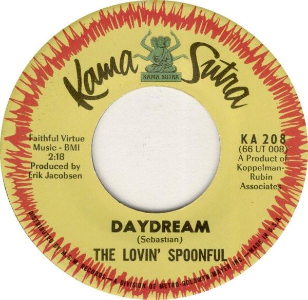 

7inch Record LOVIN SPOONFUL - Daydream KA208 Kama Sutra 1966 US Rock Used