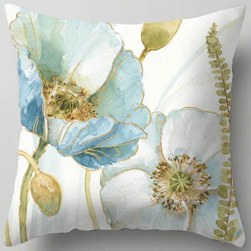 Home Decor Floral Patterns: Cherish Every Moment Pillow Covers Pattern Cushion Cover Suitable for Sofa Bedroom Car Pillow Cover