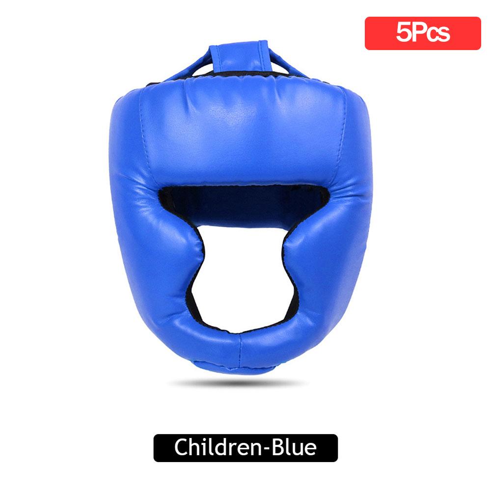 Boxing Helmet Muay Thai Headguard Protective Gear Taekwondo Training Sports Leather MMA Safety Helmet Adult Child Unisex