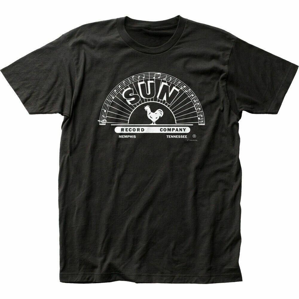 Sun Records BW T Shirt Mens Licensed Rock N Roll Music Retro Band Tee New Black Unisex T-Shirt XXXXL
