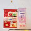 Cute Wall Storage Bags Wall Hanging 3/7 Pockets Cute Wall Mounted Storage Bag Organizer Kawaii Cartoon Hanging Bag Door