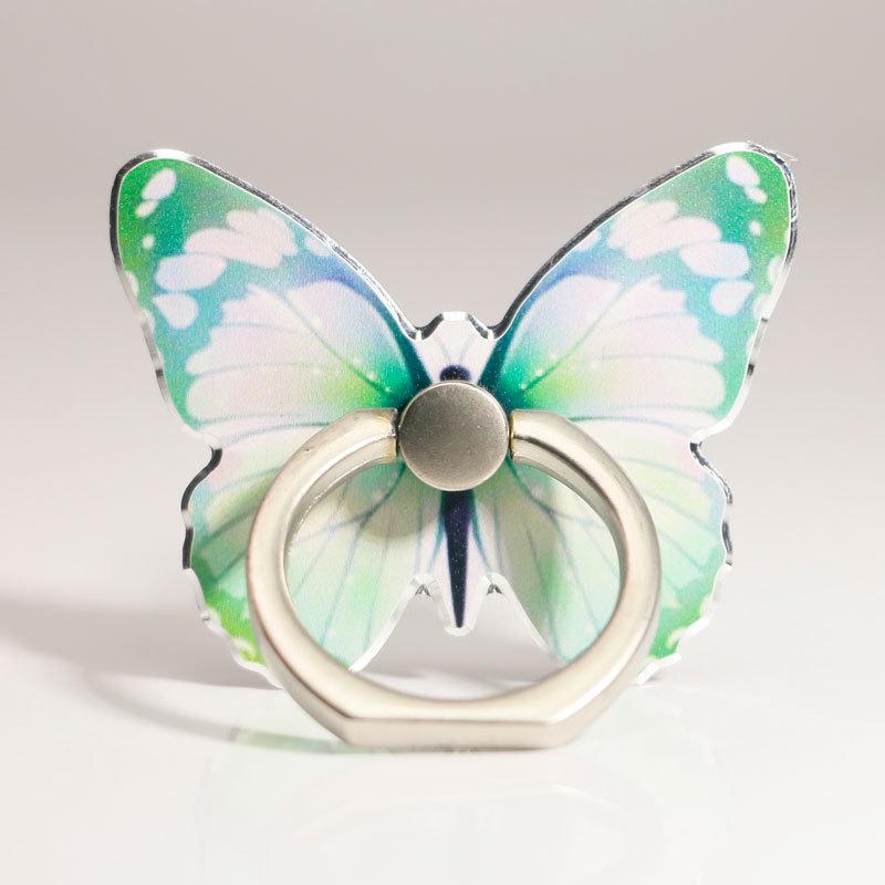 Butterfly Cartoon Ring Buckle Phone Stand - Cute & Creative for Women