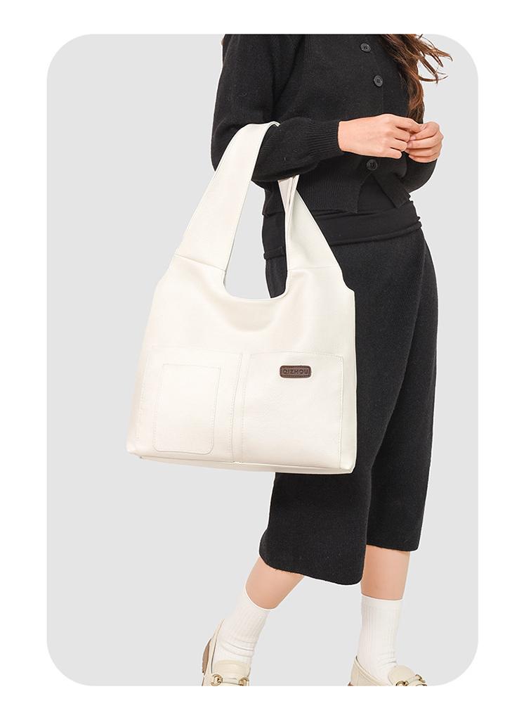 Retro Large-Capacity Lightweight Women's Shoulder Tote Bag
