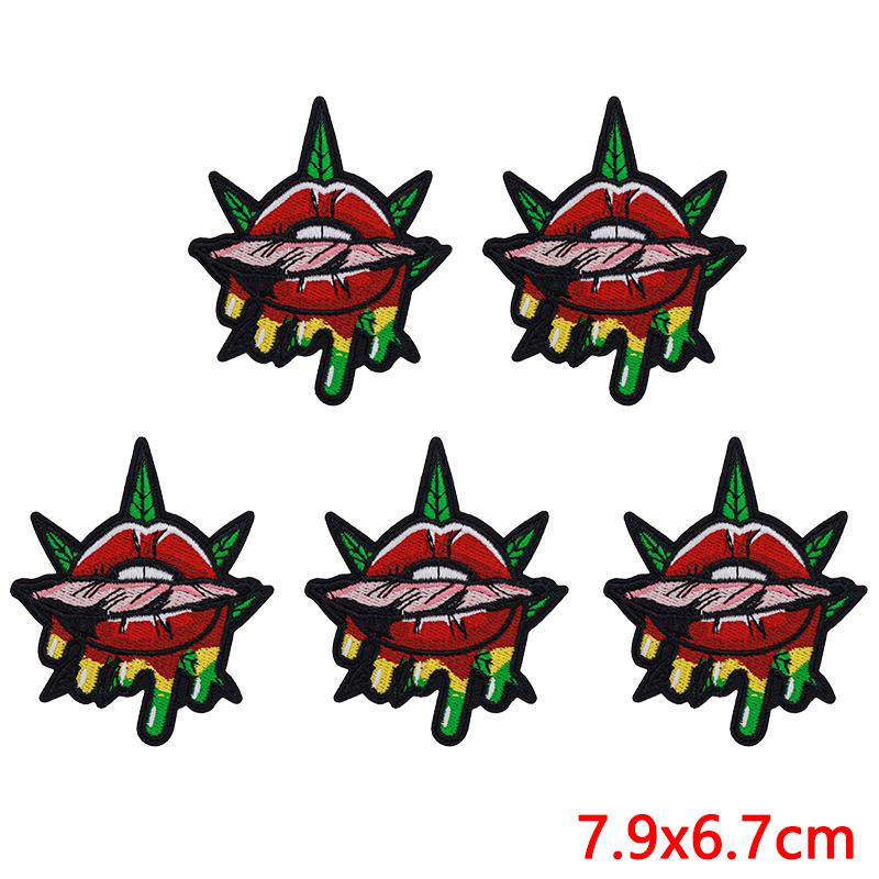10PCS Fashion Black Girl Embroidered Patch Iron On Patches For Clothing Black Girl Magic Patches For Clothes Jackets Sewing DIY