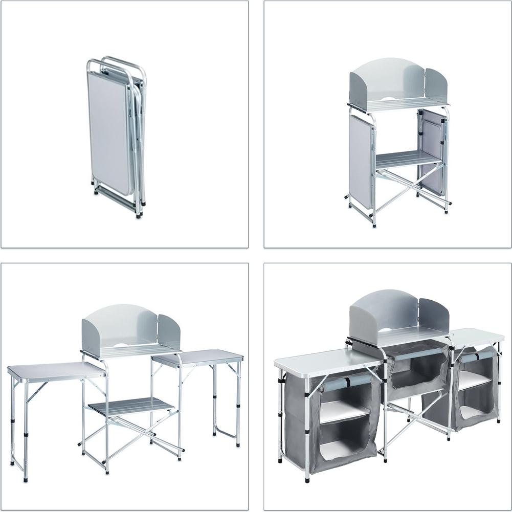 Aluminium Camping Table Outdoor Camping Kitchen