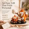 Cat Dog Fox Tealight Holder Cartoon Holiday Ornament New Decorative Candle Rack  For Friends