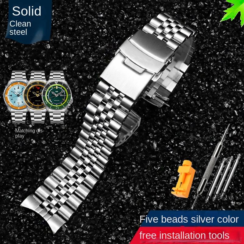 Para Casio MDV106-1A MDV-107 MTP-VD01 MDV-106D Correa Pulsera de Acero Inoxidable Pulsera Metálica 20mm 22mm Correa de Repuesto para Reloj