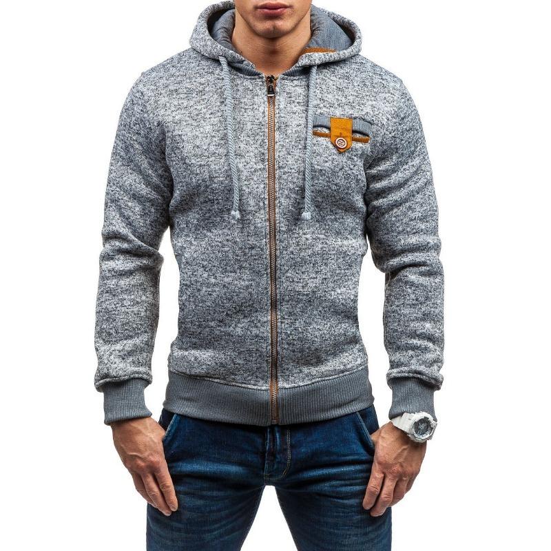 

New wish мужской флисовый кардиган с круглым вырезом толстовка куртка новая толстовка 3XL