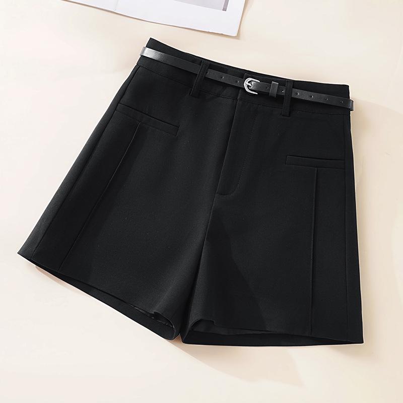 

Women s Spring 2025 High-Waisted Loose Wide-Leg Pants M for 95-105 lbs чорний