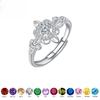 Women's Personality Light Luxury Niche High Sense European and American Witch Knot Jewelry Ring