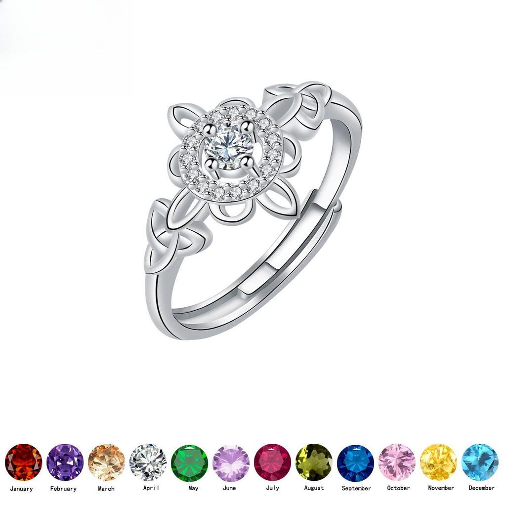 Women's Personality Light Luxury Niche High Sense European and American Witch Knot Jewelry Ring