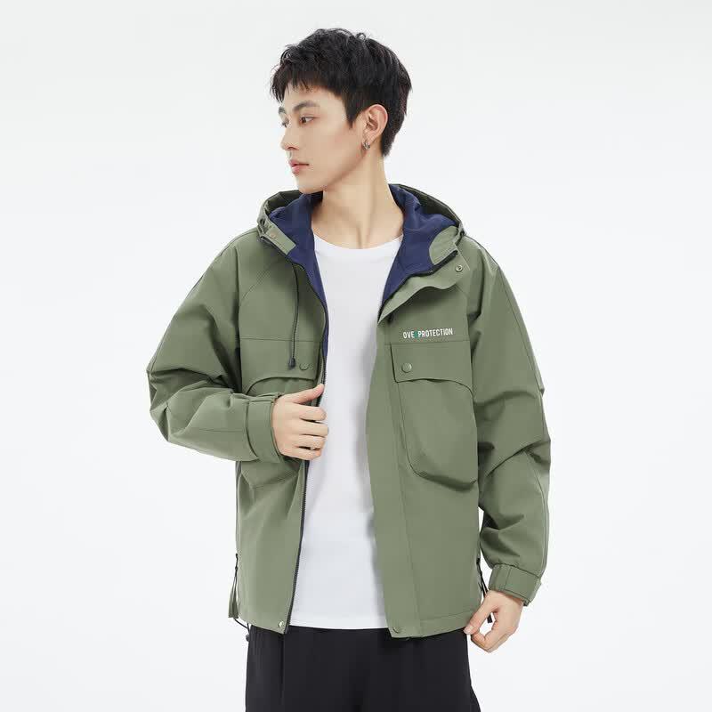 OVERPROTECTION Men s Hooded Outdoor Workwear Jacket XL
