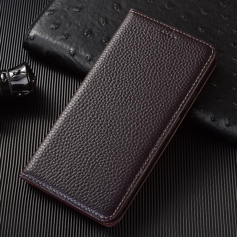 

Шкіряний фліп-кейс Litchi для Samsung Galaxy S8 S9 S10 S10e S20 S21 S22 S23 S24 S25 FE Edge Plus Ultra Чохли для телефону S24&Genuine Leather кавовий